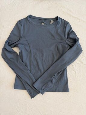 Victoria's Secret Slate Blue Long Sleeve Active Tee